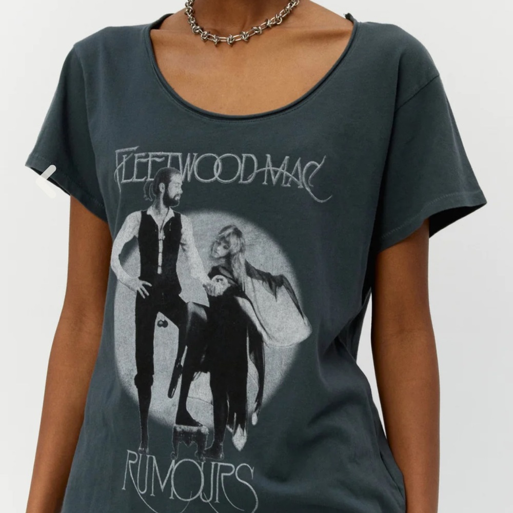 Daydreamer FLEETWOOD MAC RUMOURS SCOOP NECK TEE large